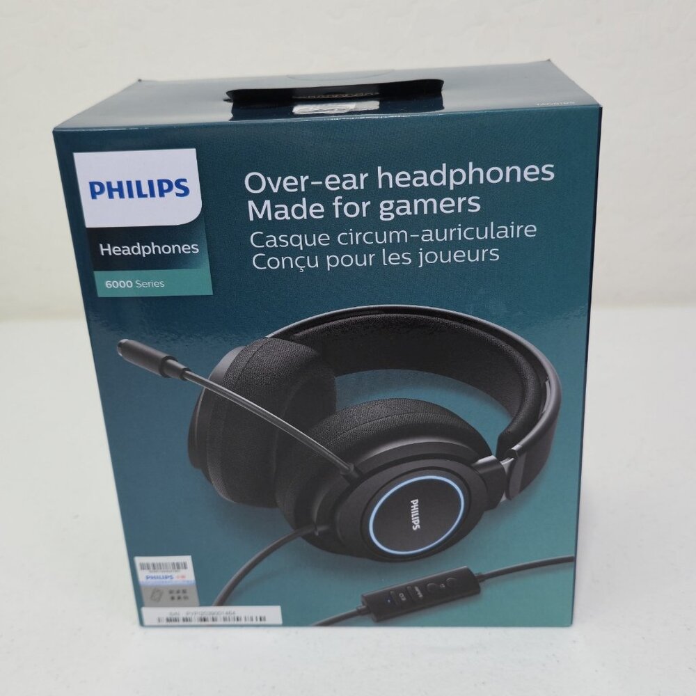 PHILIPS Over-Ear Headphones 6000 Series TAG6105 Gamer (USB 2.0 Connector)
